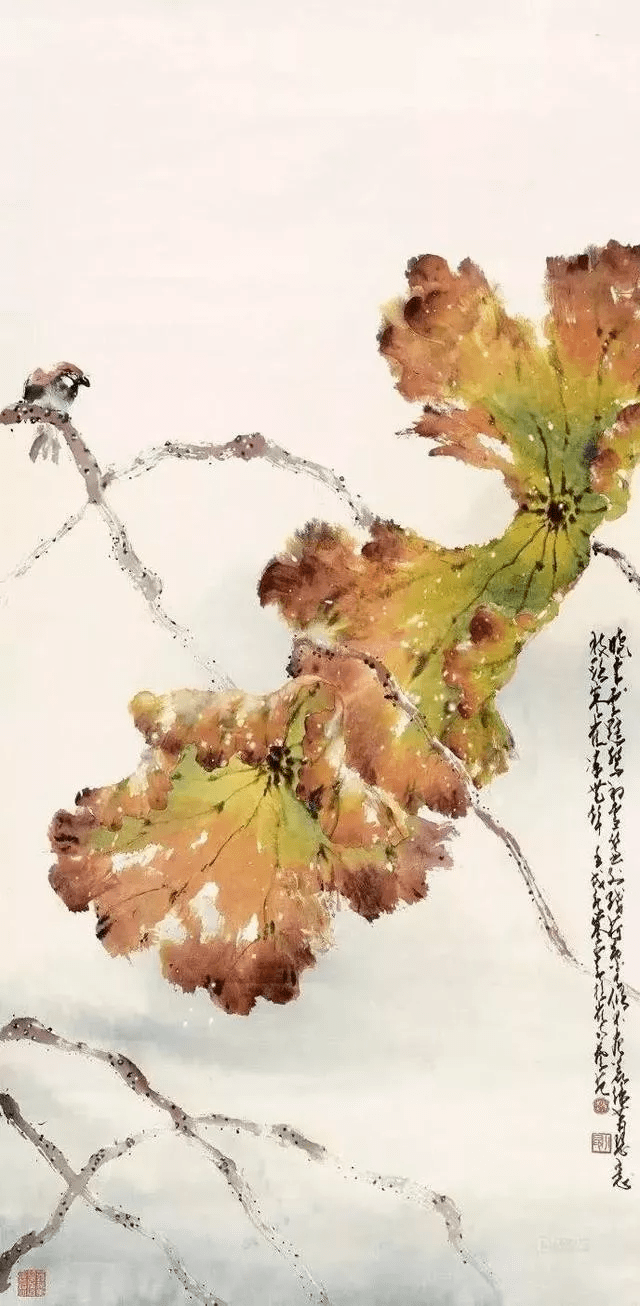 大师笔下的残荷之美