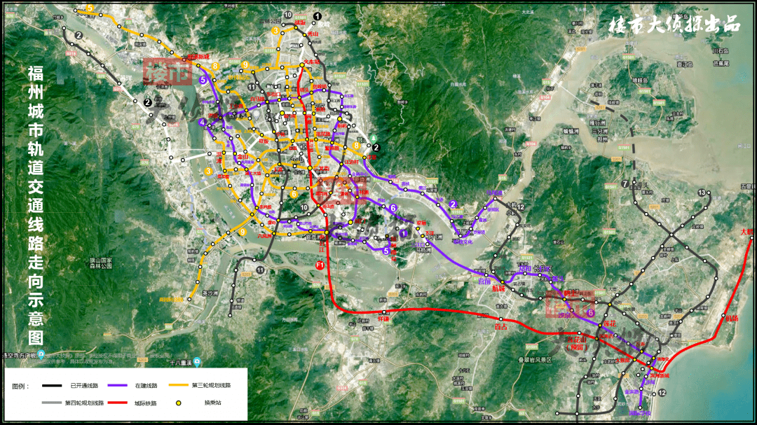 福州地铁最新规划福清规划三条路线