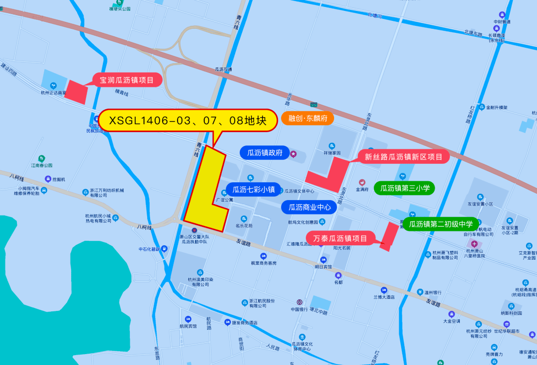 杭州宅地集中出让前夕瓜沥七彩未来社区地块封顶自持10成交精装限价17