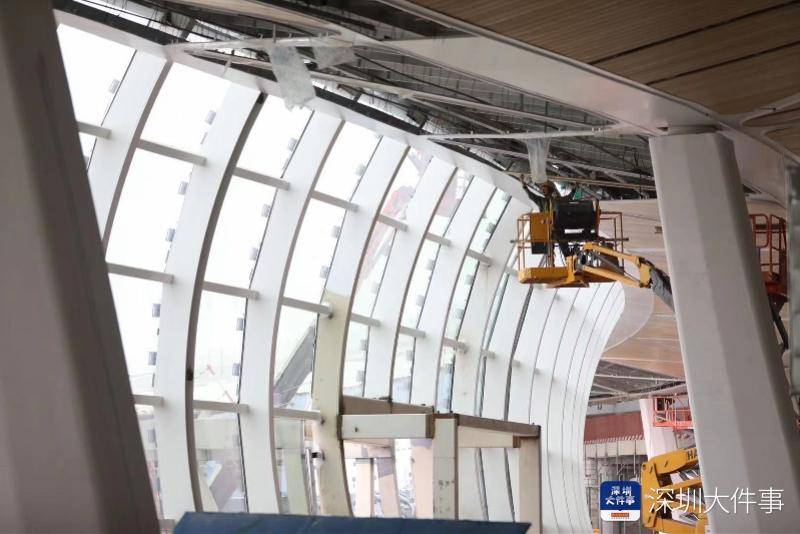深圳机场卫星厅已进入装修阶段,预计今年建成使用