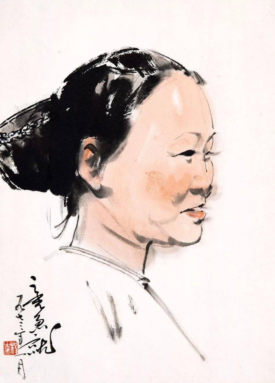 杨之光笔下的女人春风拂面