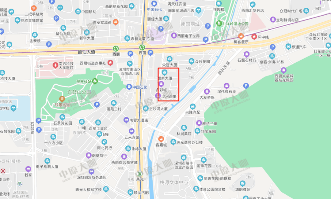 西丽北路新围工业区城市更新单元位于南山区西丽街道,拟拆除范围用地