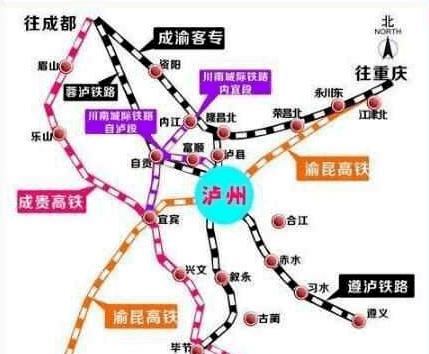 起自叙永至大村铁路大村站,终至川黔铁路阁老坝站,与瓮马铁路北延线相