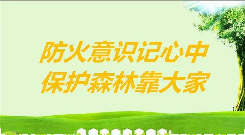 森林防火小知识!你了解多少