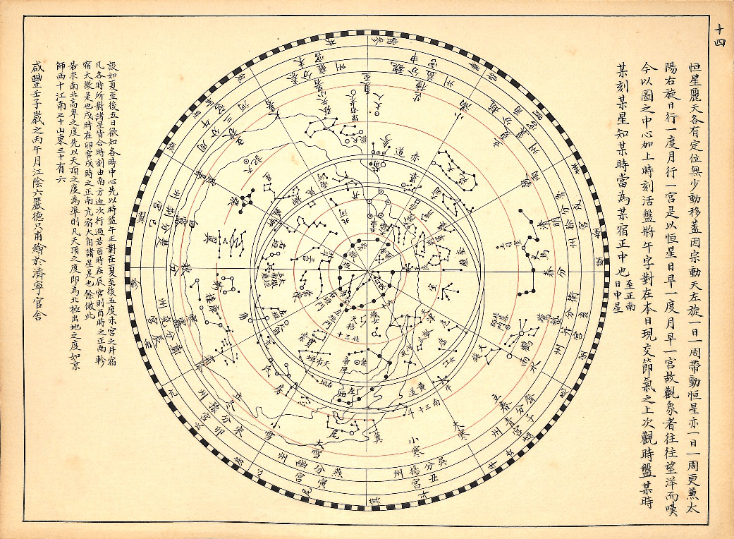 李亮墓室里的中国古代星图