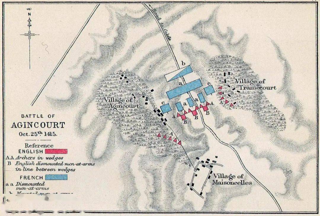 阿金库尔战役战局图