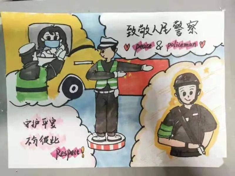 投票啦!画给心中警察同志的一幅画 哪个是你的心头好?