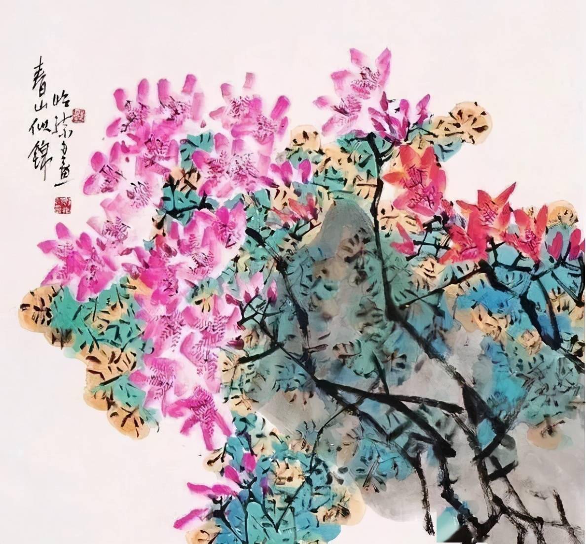 郭怡孮 的花鸟画,太漂亮啦