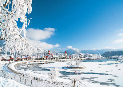 西岭雪山景色 大邑县委宣传部供图