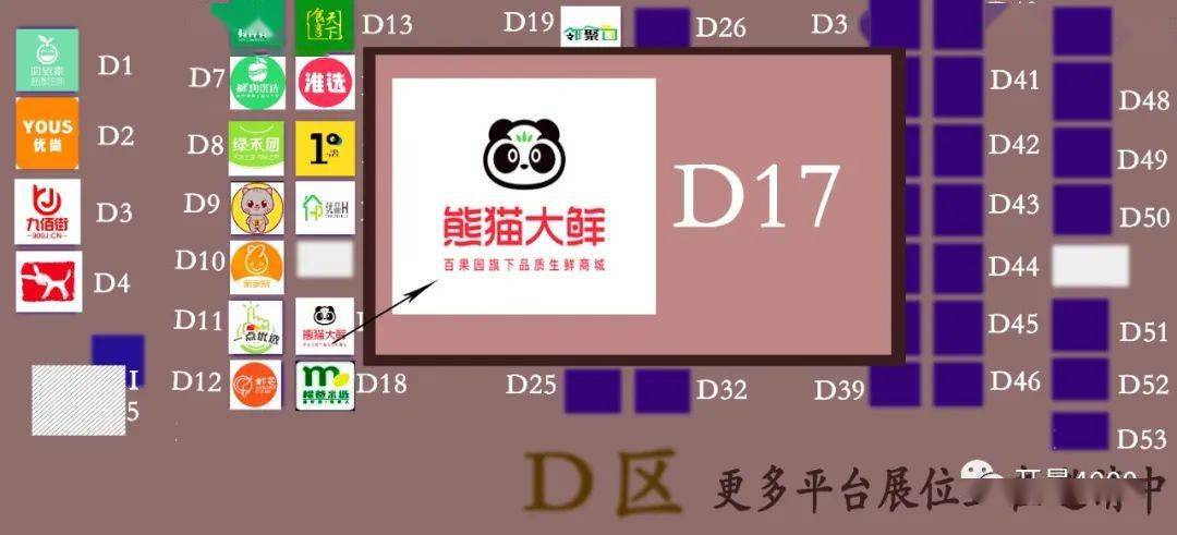 开曼大会:百果园旗下社区团购平台熊猫大鲜采购团队驻d17号展位选品