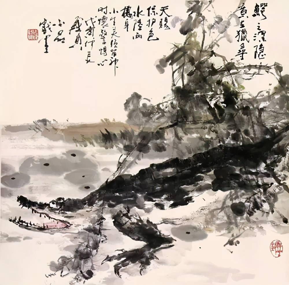 乍启典绘画作品欣赏