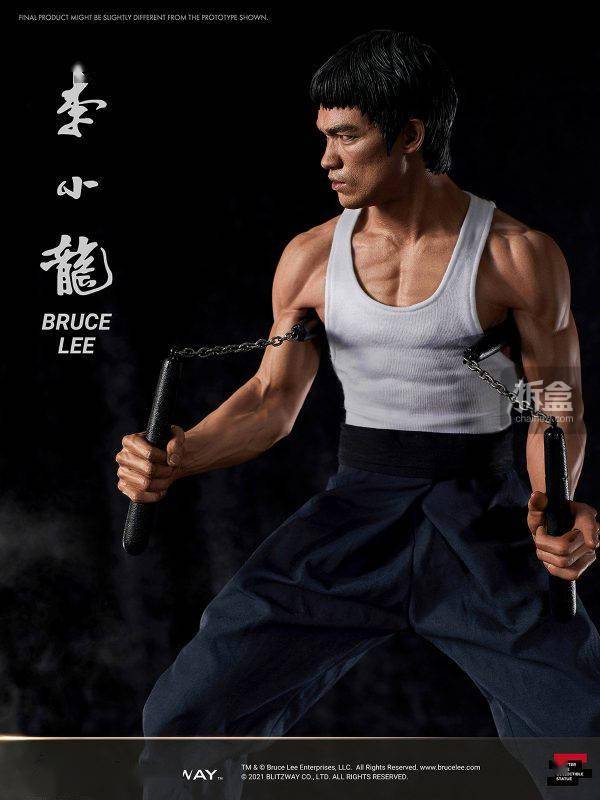 blitzway新品:1/4 致敬李小龙- bruce lee/李小龙 雕像