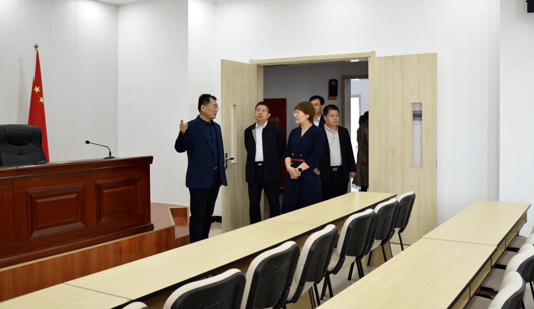 河间市政府副市长孙姗到这些单位调研工作