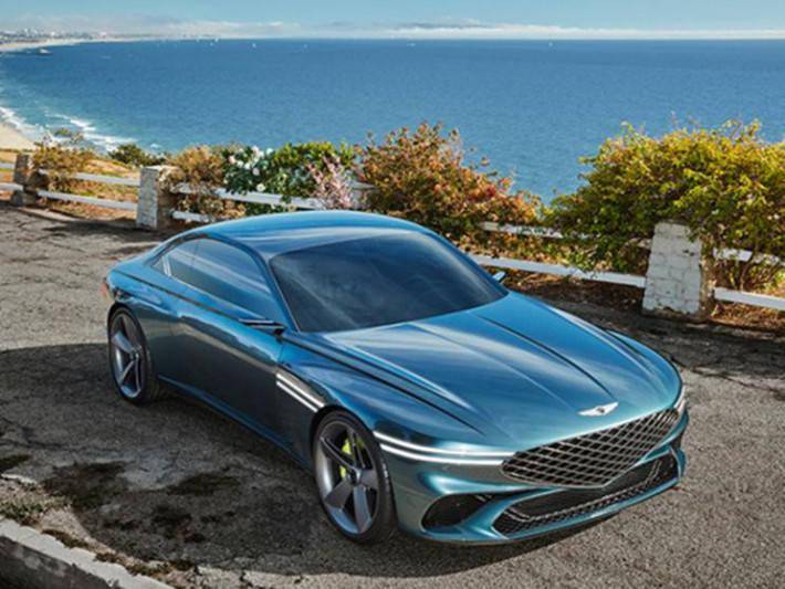 捷尼赛思x concept官图发布,造型颇有美系肌肉车的味道