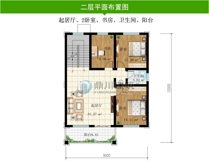 占地115平方米5款农村别墅图纸拿回家建房气派有品位