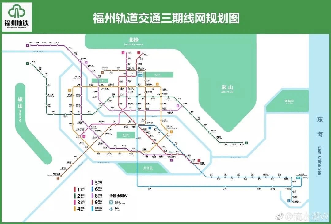 福州地铁规划,图片来源于网络地铁4号线(规划中,信息来源:海西房产网