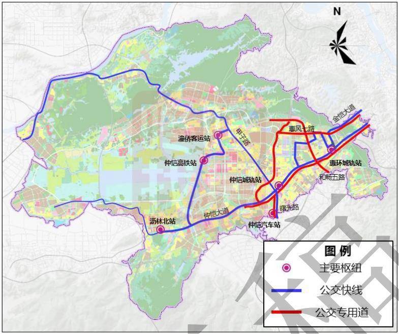 深惠城际,2号线最新线路方案!惠州仲恺综合交通规划发布