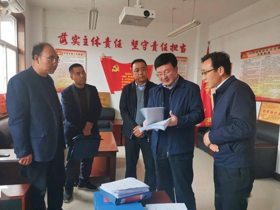 何坝动态县委常委宣传部长马国荣深入何坝镇检查指导党史学习教育意识