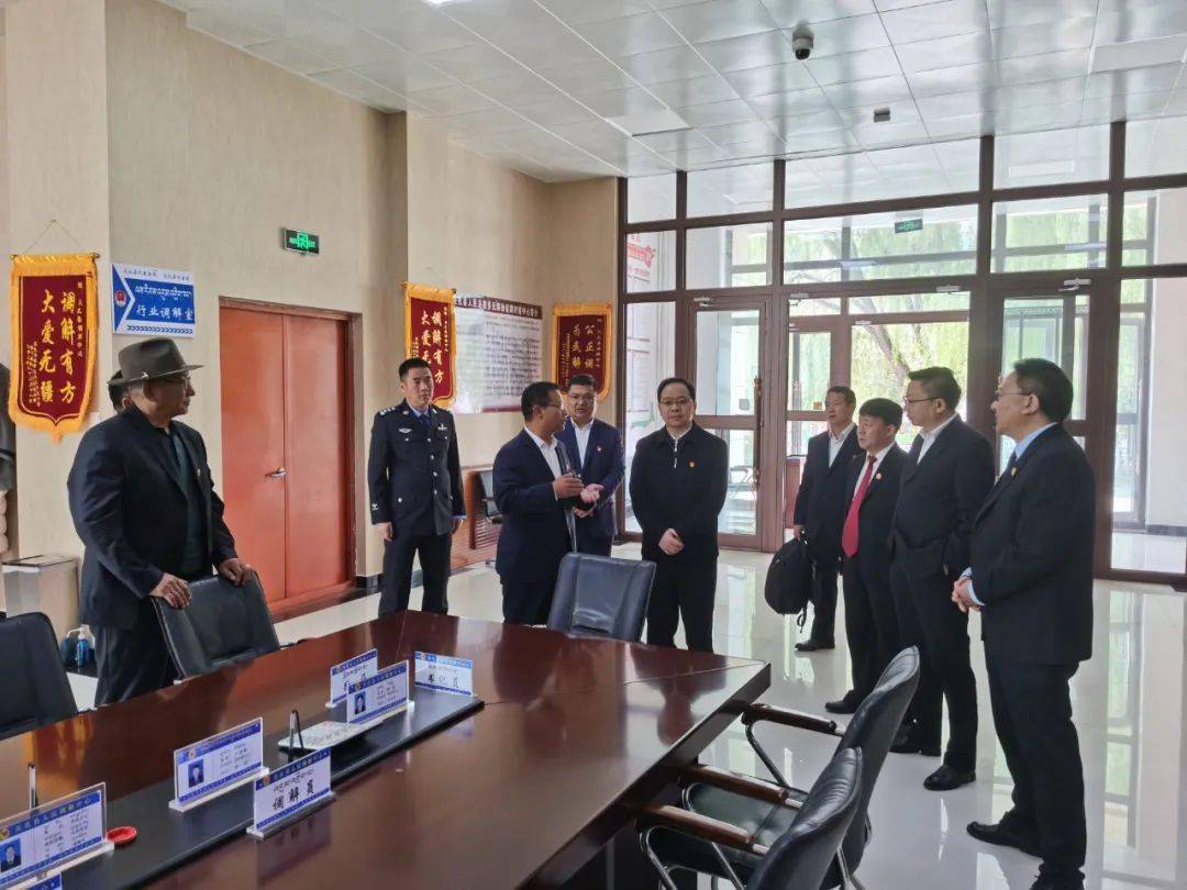 【教育整顿】中央第十五督导组下沉尖扎县督导政法_廖