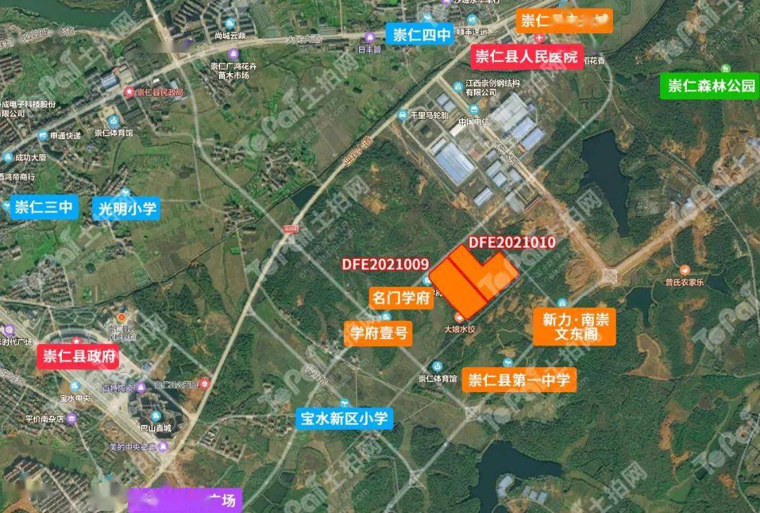 51亿元. 本月抚州市值得重点关注的地块: 崇仁县2宗商住地