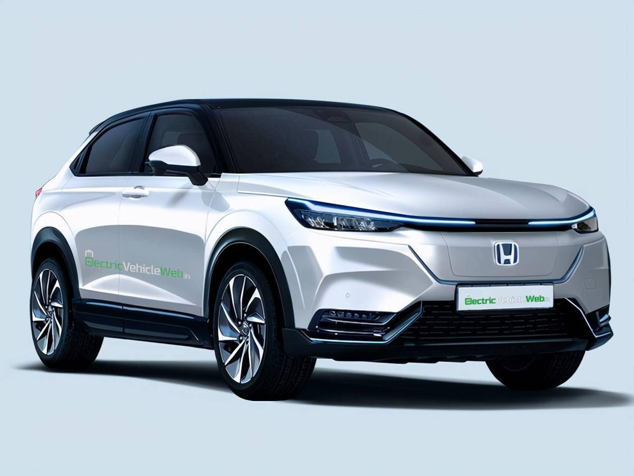 基于honda suv e: prototype打造 本田hr-v电动版渲染图曝光