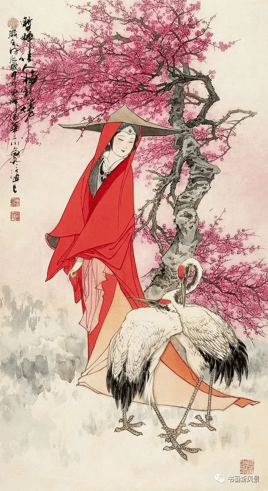 华三川画仕女千娇百媚30幅