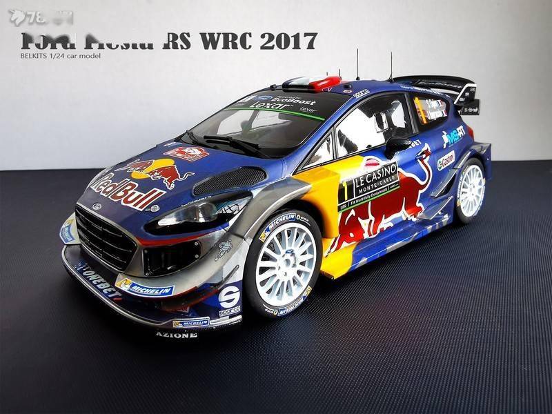 模玩秀:belkits ford fiesta rs wrc 2017