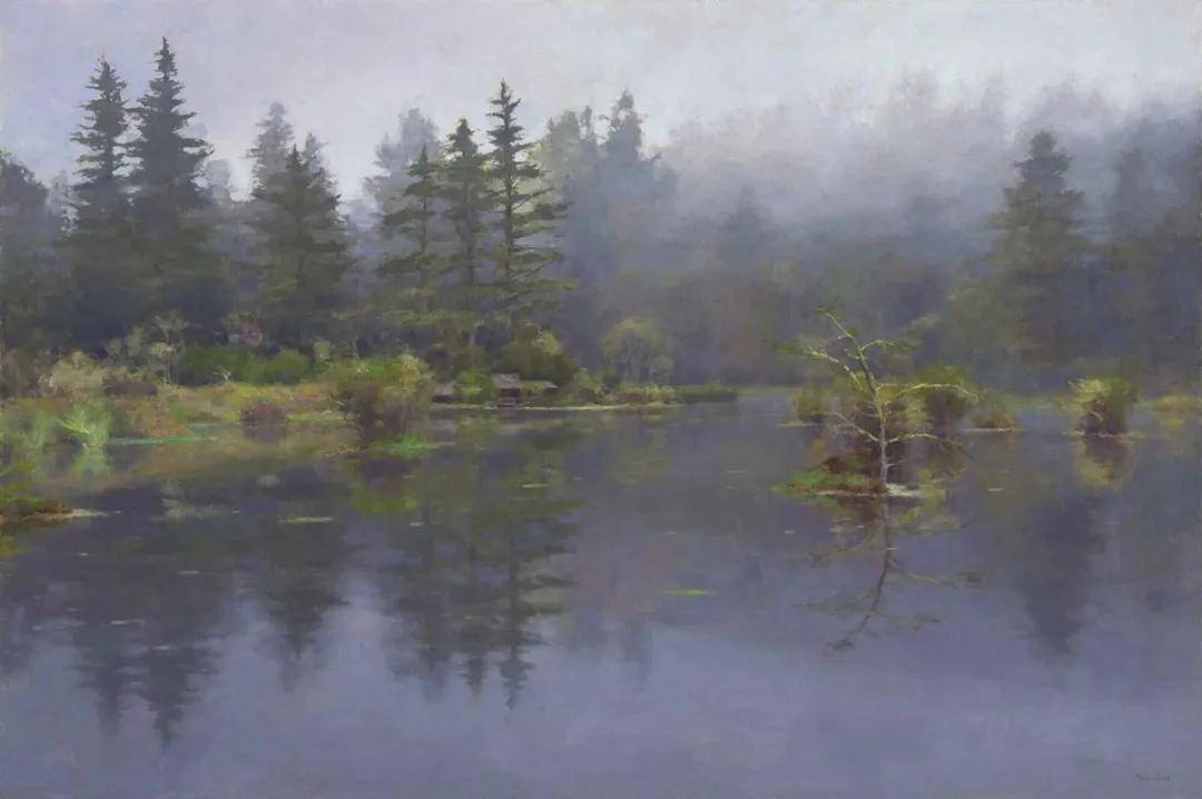 美国画家jim mcvicker吉姆·麦克维克风景油画作品欣赏