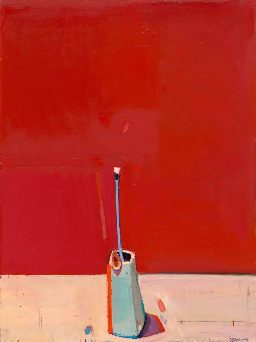 极简主义的极致——莱蒙兹·斯塔普兰斯油画作品