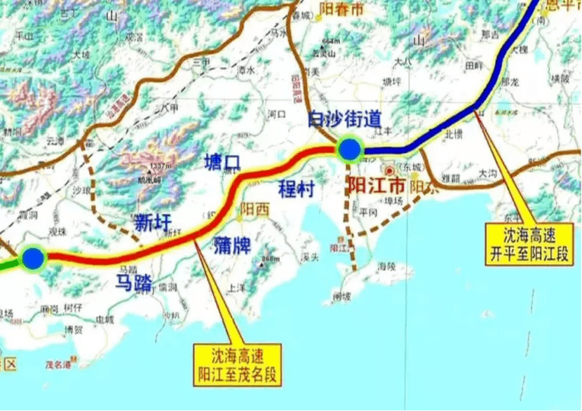 28座跨线桥拆架完阳茂高速改扩建预计年底通车