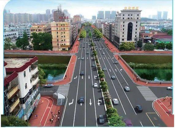 塘厦镇中心区两条道路升级改造_环市西路