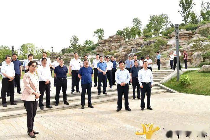 开封市党政考察团来我县考察项目建设及城市建设工作