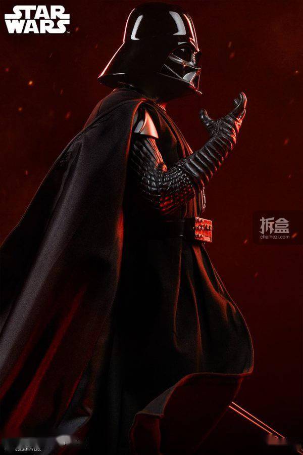 sideshow星球大战黑武士达斯维达darthvader雕像