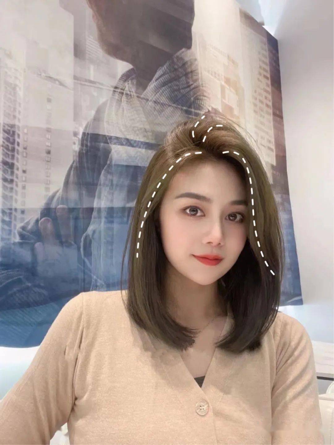 "免打理锁骨发"_发型
