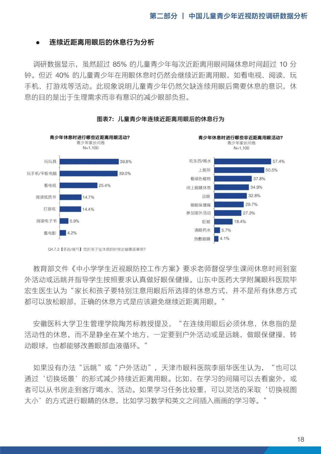 2021年中国儿童青少年近视防控趋势报告