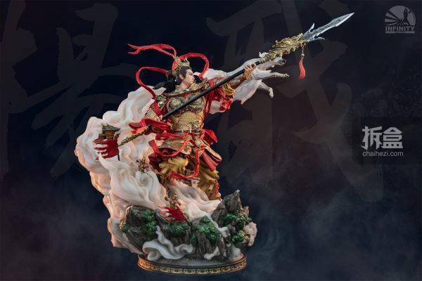 开天工作室神话系列封神演义神将杨戬二郎神雕像