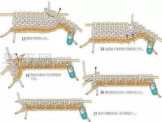 棒针基础教程,有弹性的双螺纹/单螺纹另线(别线)起针织法