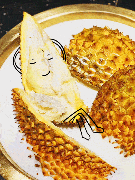 光吃榴莲果肉不够过瘾