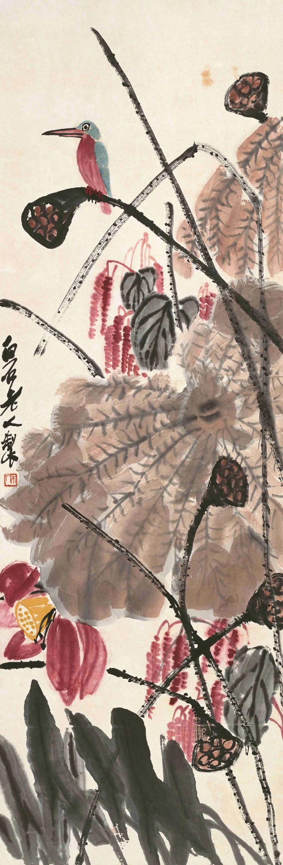 【品读丹青】白石老人画荷,夏日不可不看的风景