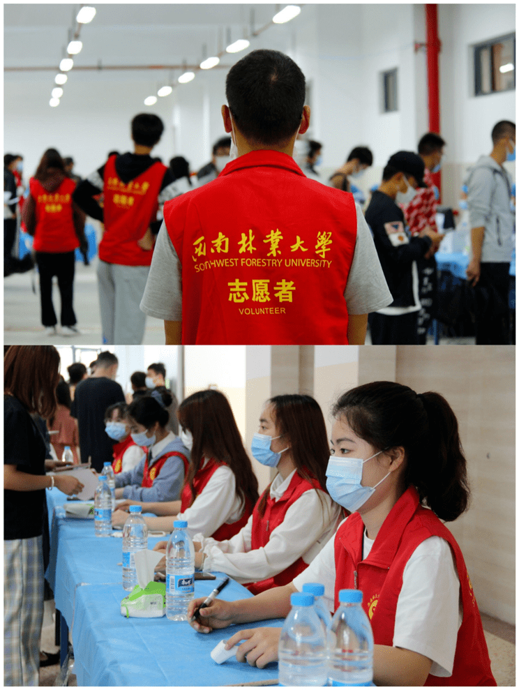 志愿者积极参加新冠疫病毒苗接种工作志愿服务