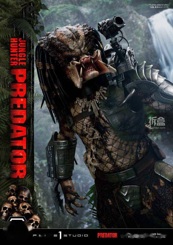 prime1studio1987版铁血战士丛林猎人铁血13雕像