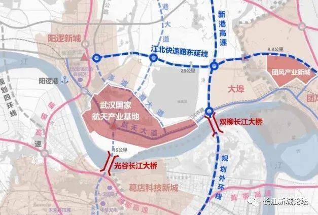 簰洲湾长江大桥(汉南过江通道),白沙洲公铁大桥,江汉八桥等项目,加快