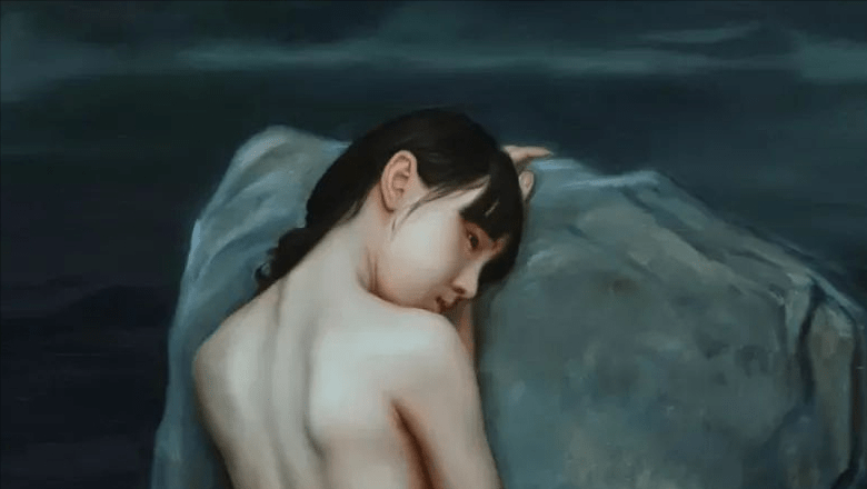 每个眼神 则让人产生了强烈的灵魂共鸣 也许,这就是林金福油画的魅力