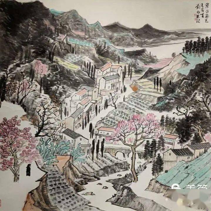 徐向东 油画《快乐的俩口子》张四九 书法唐焱艳 国画《花卉》王远奎