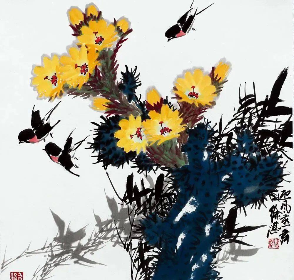 徐湛老师 36幅 高清花鸟作品,收藏了!