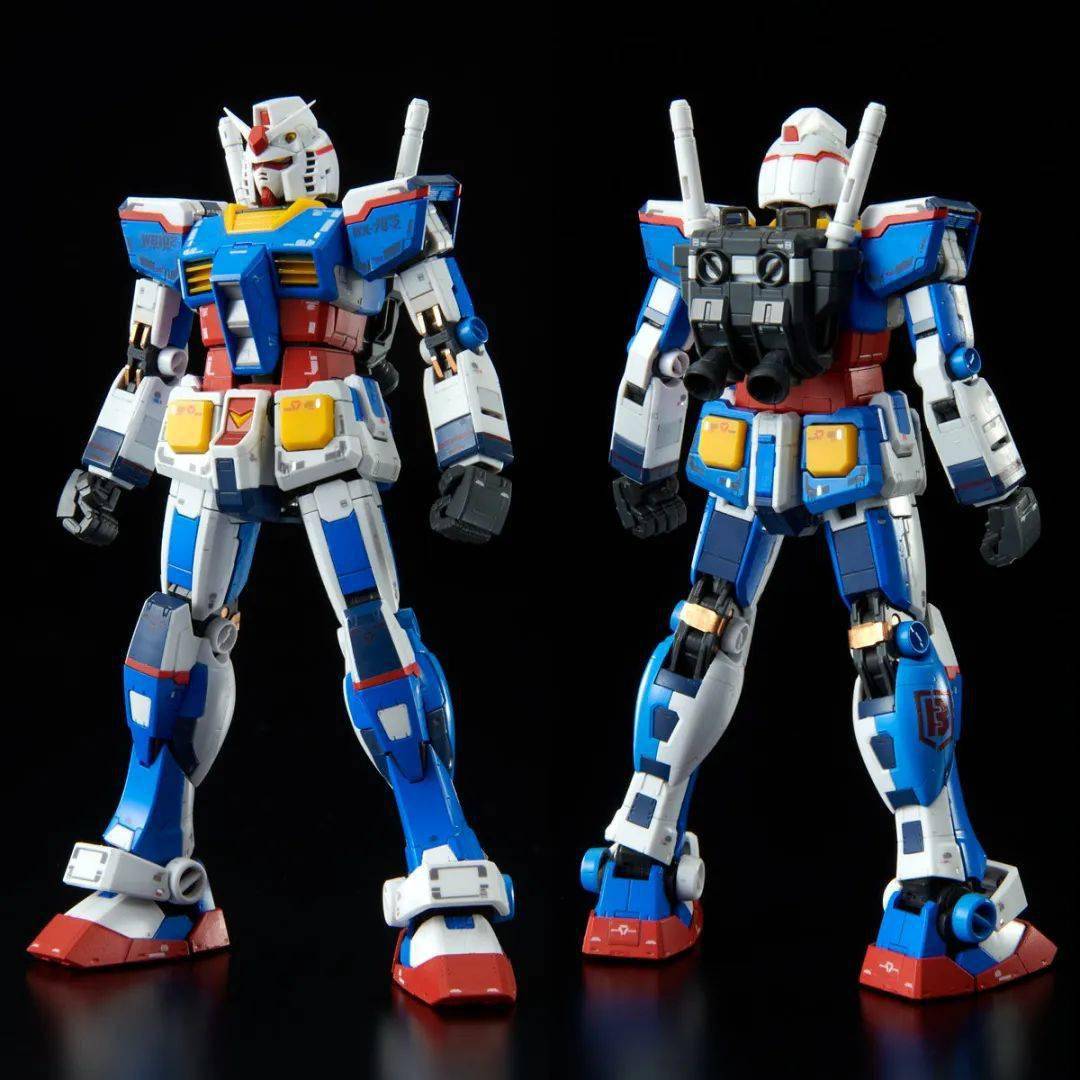 新品:rg 1/144 rx-78-2 高达 (team bright custom)