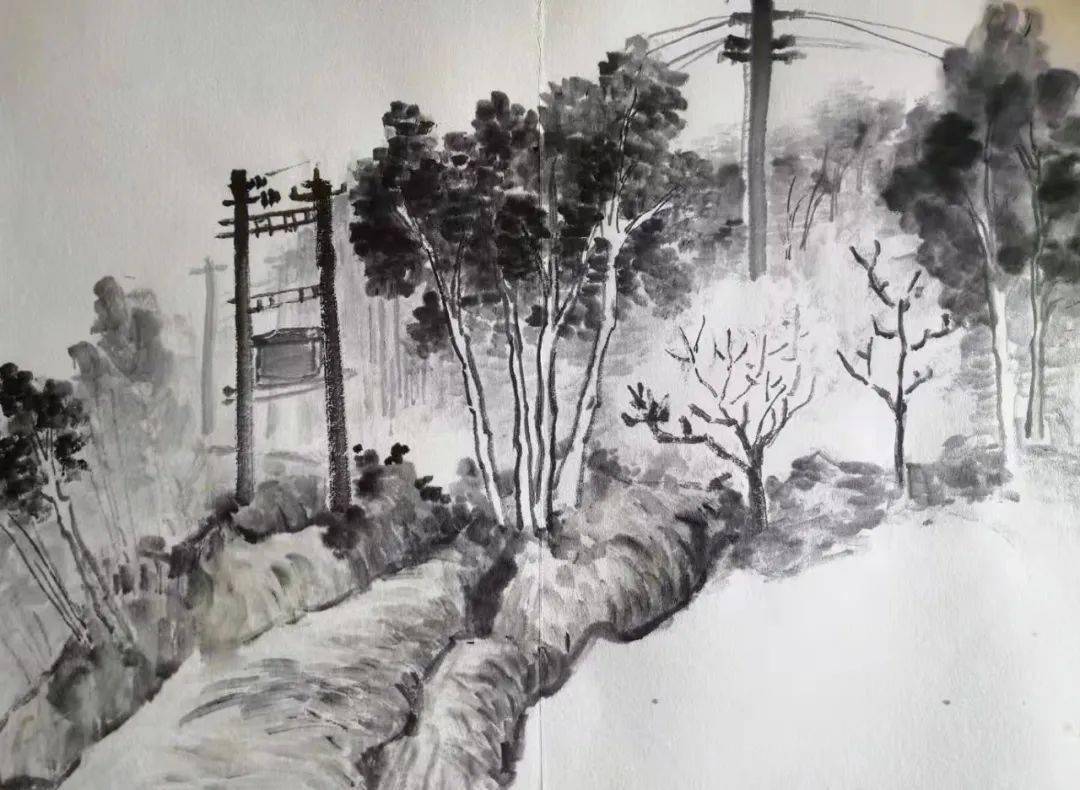 互动永远跟党走大庆人画大庆采风写生活动