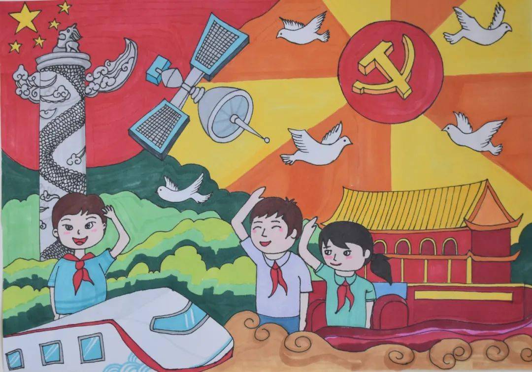 科尔沁区第八届中小学生艺术节美术作品展播(小学组)