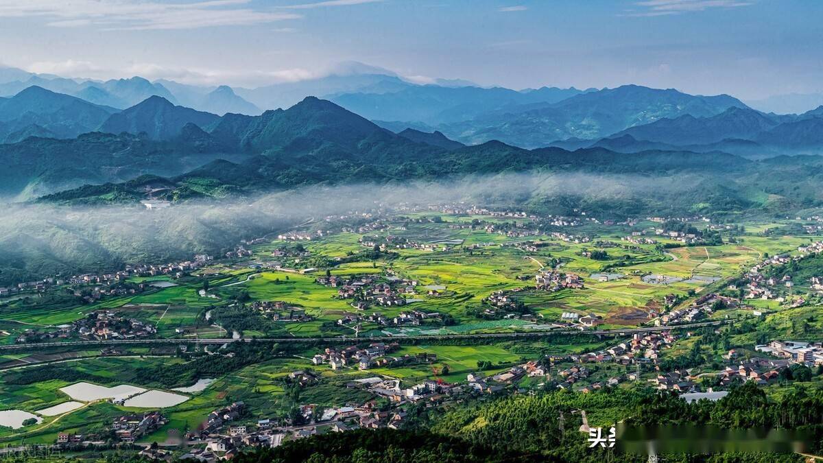 摄影组图重庆南川田园风光美恰似一幅富春山居美景