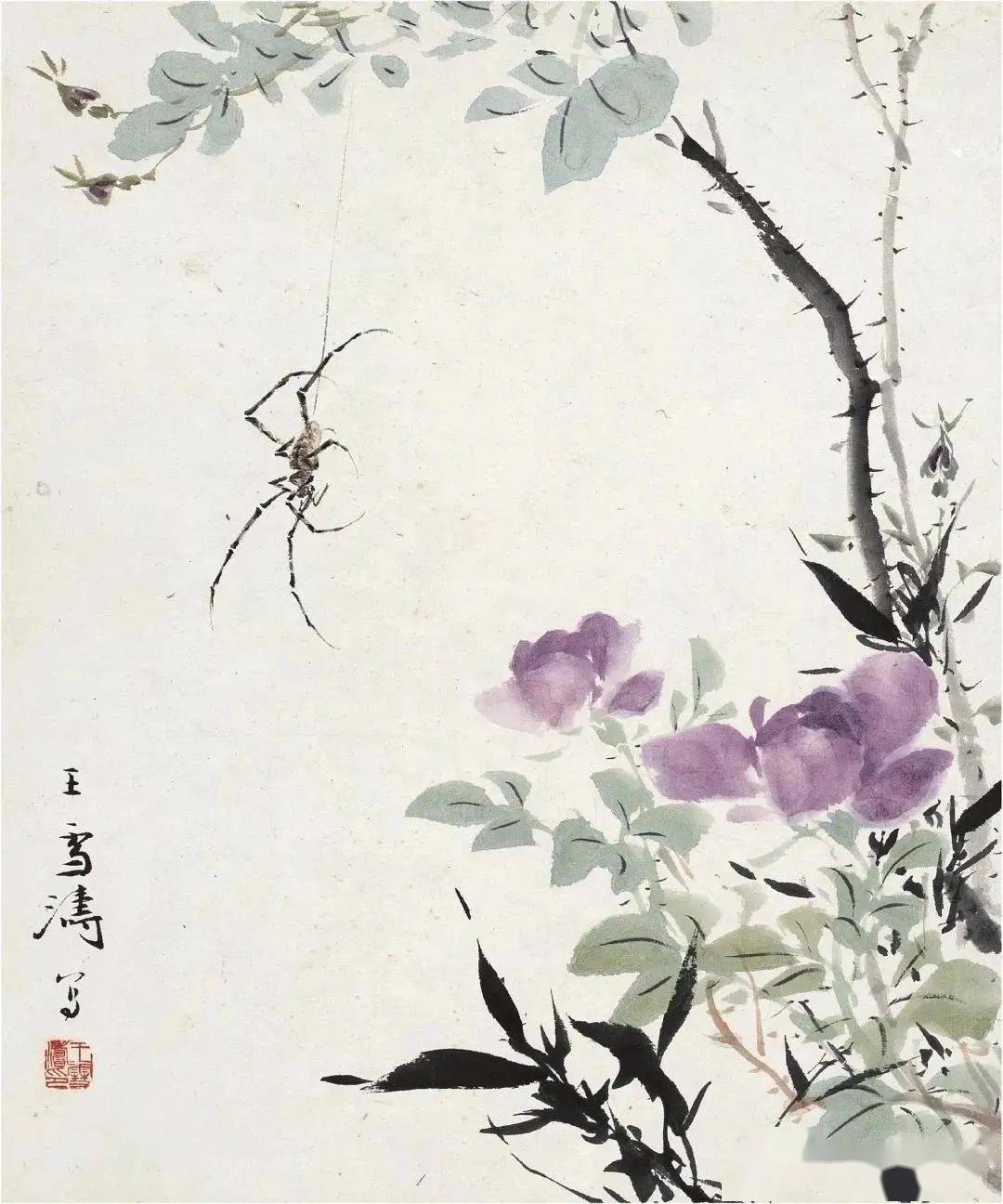 王雪涛:花卉草虫册